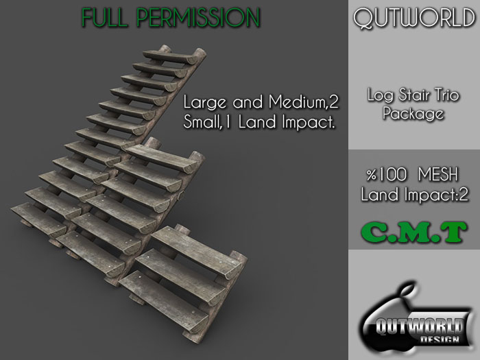 .::QUTWORLD Log Stair Trio Package::.FP 