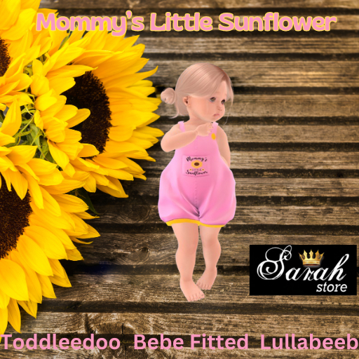 (S) Mommy's Sunflower Romper
