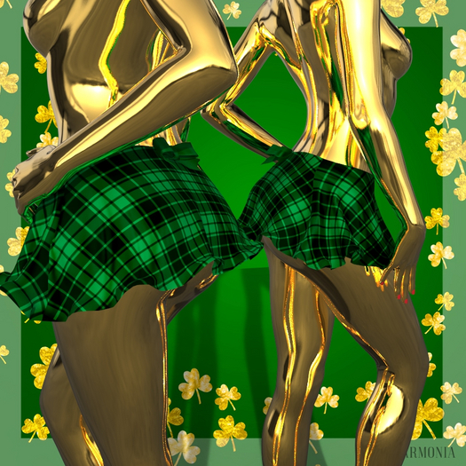 Tartan St Patricks Skirt