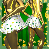 White St Patricks Skirt