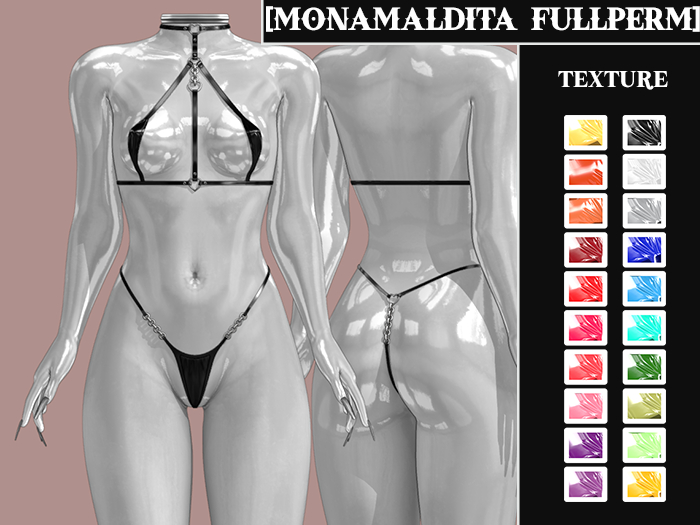 103 - MONAMALDITA - Texture Silk - Bikini