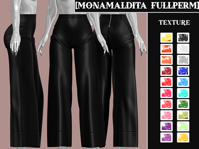 #93 - MONAMALDITA - Texture Silk - Pants