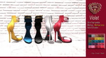 Nala Designs - Violet High Sandals -LaraX