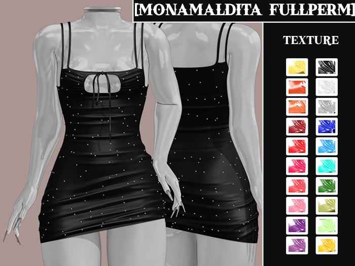 #90 - MONAMALDITA - Texture Silk - Dress