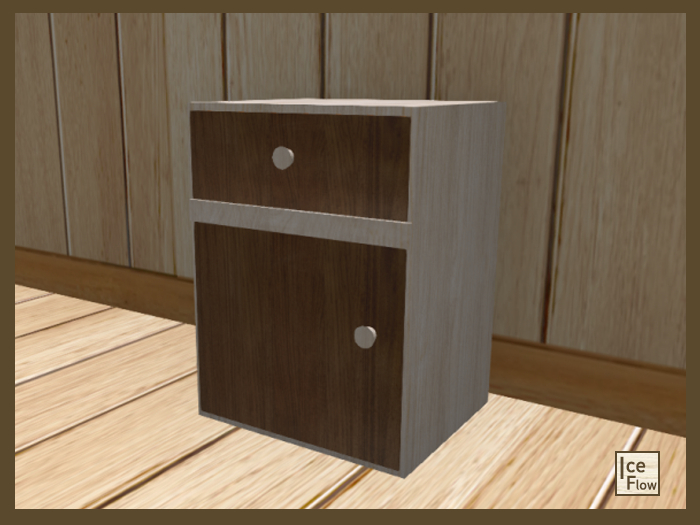 *Ice Flow* AF86 Mesh bedside table / nightstand / cabinet