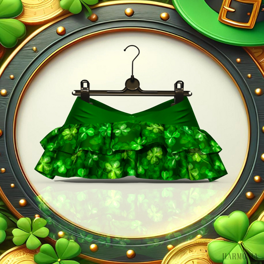 St Patricks Clover Skirt