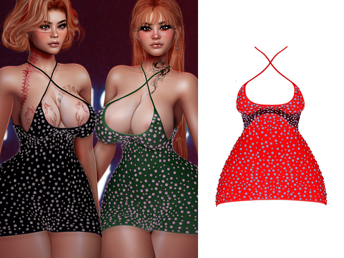 Madison - Aria Dress - Red