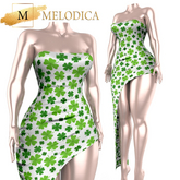 White St Patricks Gown