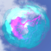whirling clouds ethereal storm