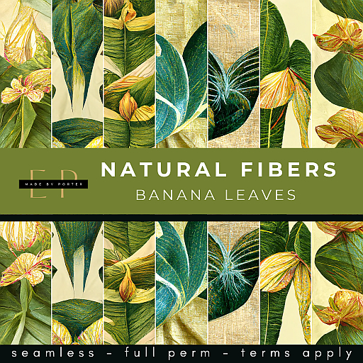 Made by Porter - Natural Fiber Fabrics Banana Leaves