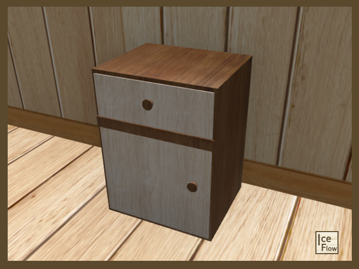 *Ice Flow* AF87 Mesh bedside table / nightstand / cabinet