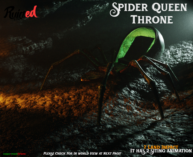 Ruined - Spider Queen Throne