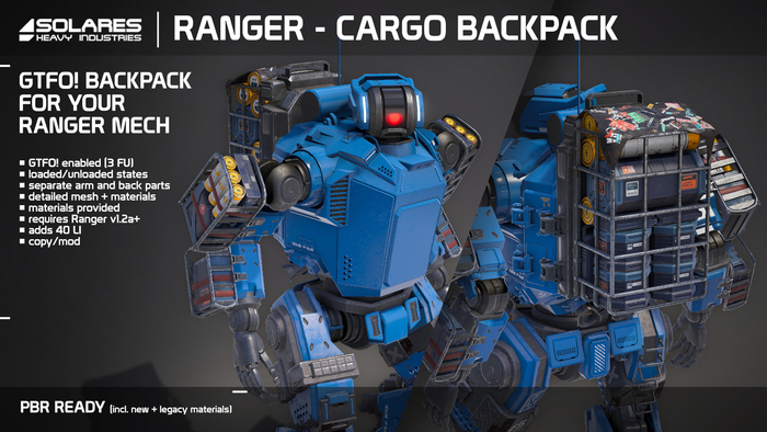 solares >> Ranger Cargo Backpack