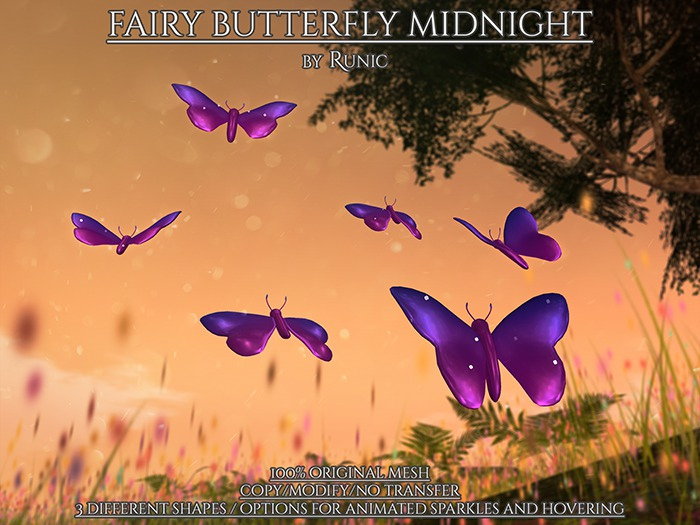 .: Runic :. Fairy Butterfly Midnight
