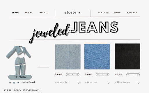 etc. - Jeweled Jean - Fatpack