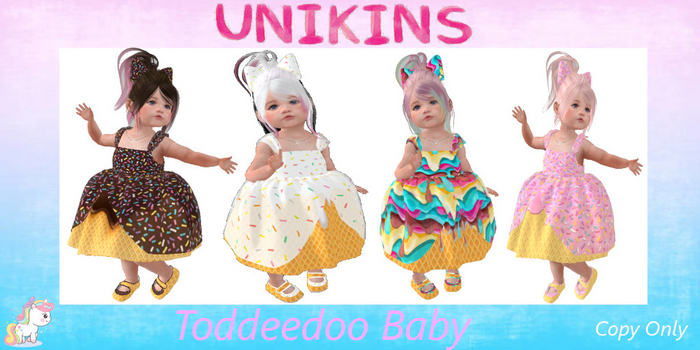 Unikins  Icecream Costume Fatpack (TDB)