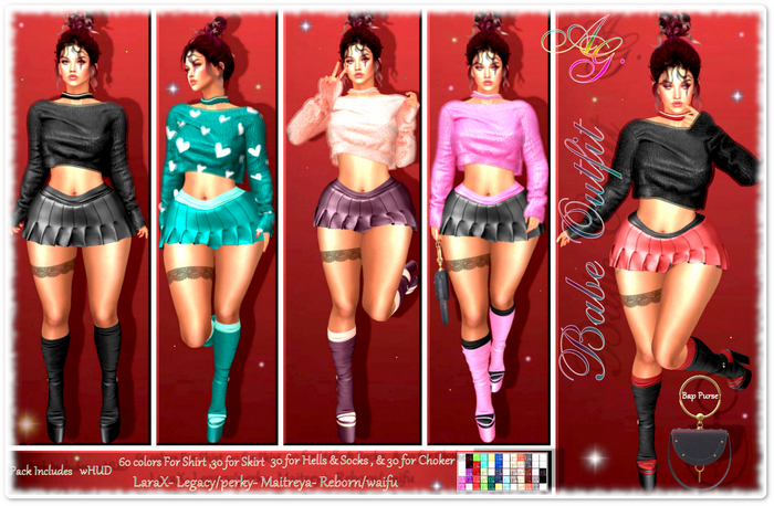 {A.G} Outfit 2 - Babe  -  wHUD Control