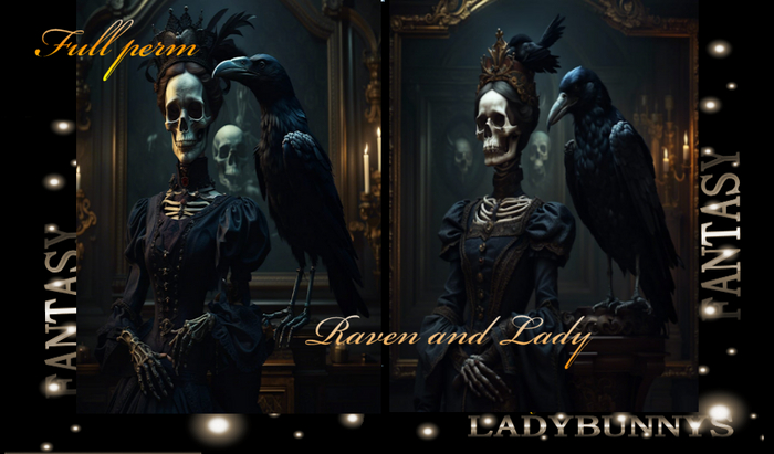 Full Perm Art-Raven and Lady Full perm