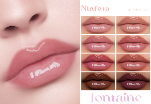Fontaine Cosmetics - Ninfeta Lips Collection