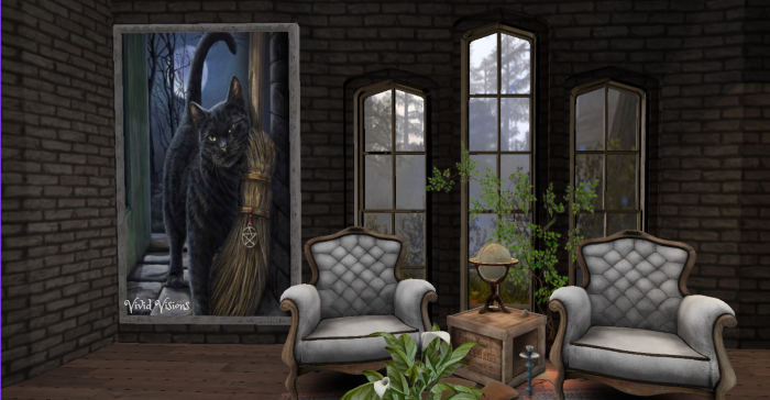Broom Witch Picture Frame