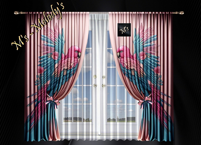 M's - Curtain - "Parrot"