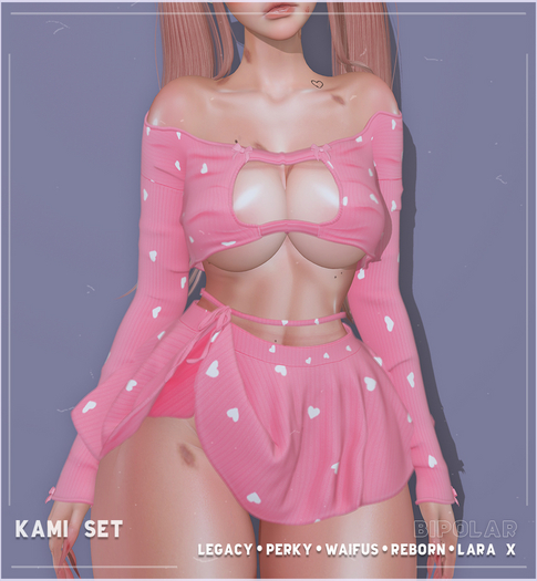 Bipolar - Kami Set - Pink Hearts