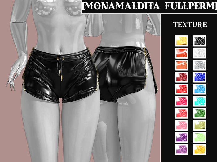 #87 - MONAMALDITA - Texture Latex - Short