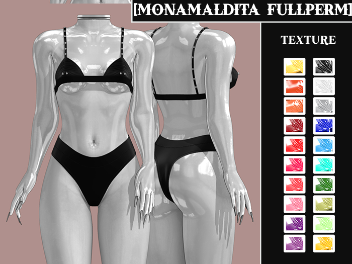 #85 - MONAMALDITA - Texture Silk - Lingerie