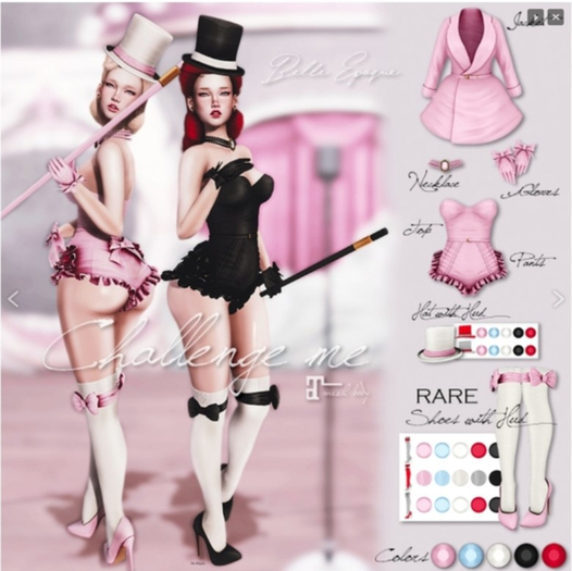 Belle Epoque { Challenge Me } Top White (Box)