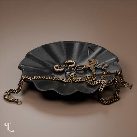 Theory . Prelude Eloi Catch All Plate (Noir)