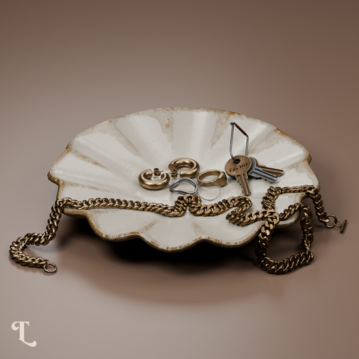 Theory . Prelude Eloi Catch All Plate (Oat)