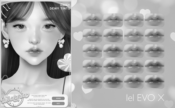 { wistaria } // DEMO Daily Dewy Tints ~ Evo X