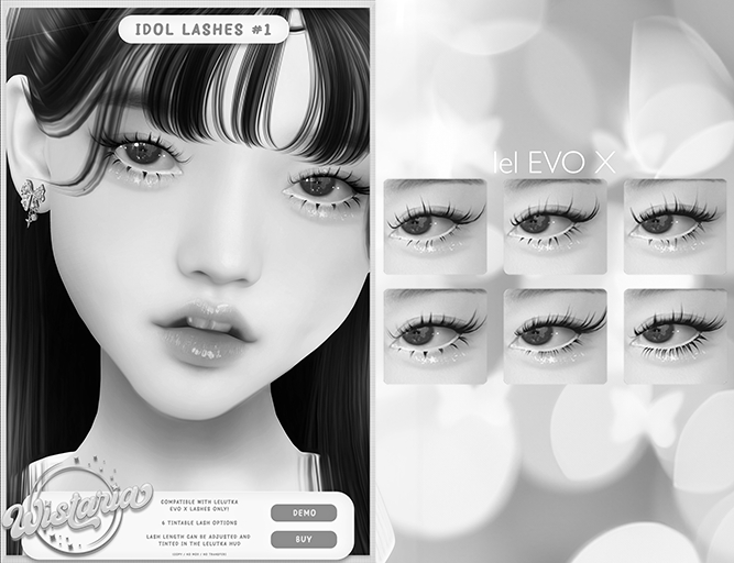 { wistaria } // DEMO  Idol Lashes #1  ~ Evo X