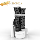 White Black Shoes