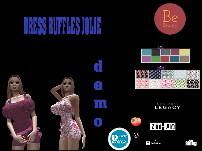 Be Beauty-DRESS RUFFLES JOLIE-DEMO