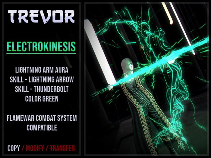 [TREVOR] - ELECTROKINESIS - (GREEN)
