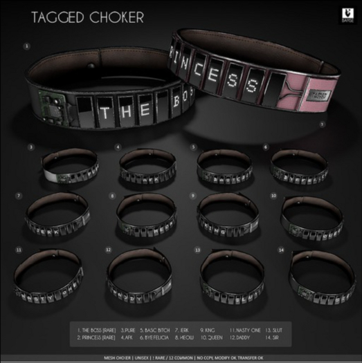 :BAMSE: Tagged Choker - Pure