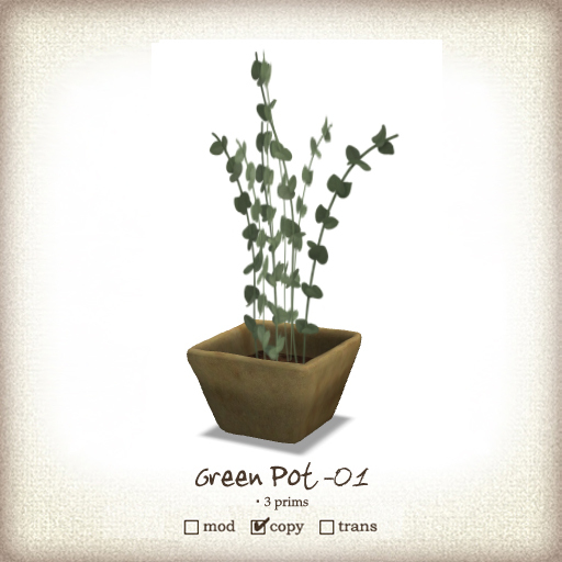 (iTuTu) green pot -01