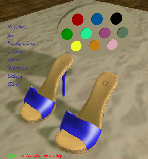 Cork Beach sandals with HUD - 10 colours