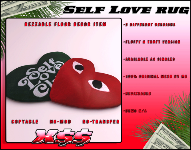 (X$$) - SelfLove Rugs (BOXED)