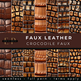 Made by Porter - Faux Leather Crocodile Skin
