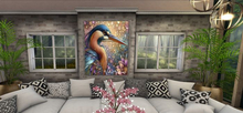 Colorful Crane Picture Frame