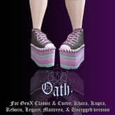 {Oath.} Platform Sneakers Pastel