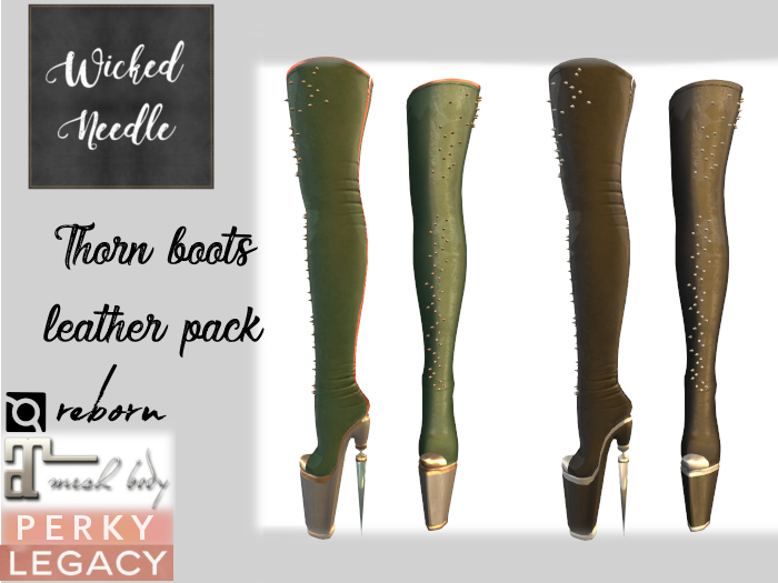 ~W-N~ Thorn boots Leather