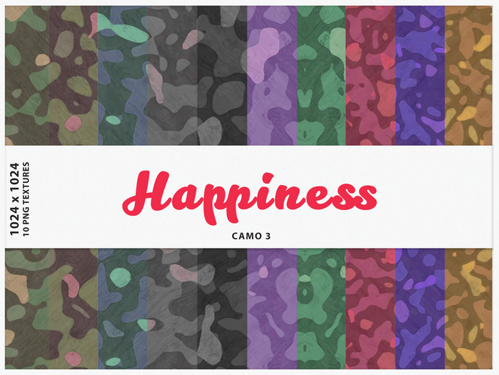HAPPINESS-CAMO3 - FULL PERM
