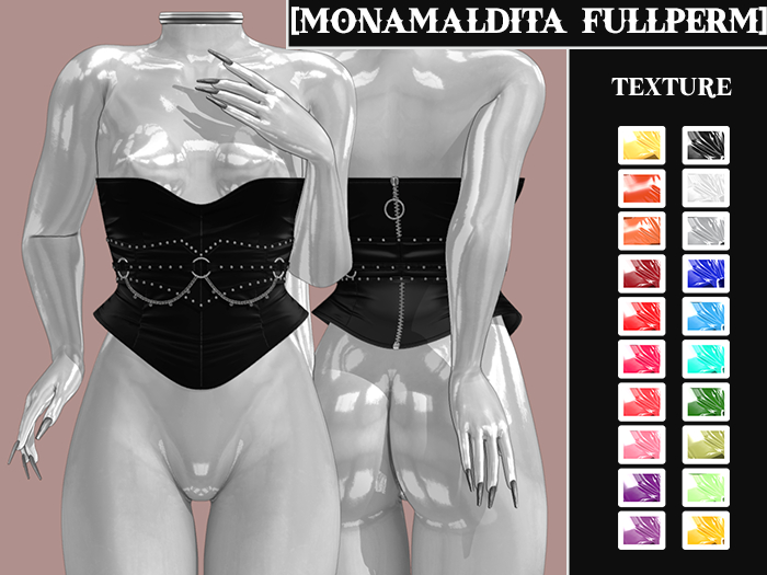 #82 - MONAMALDITA - Texture Silk - Corset