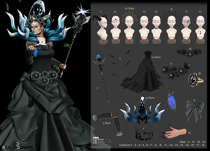 GIULIADESIGN Midnight Blue FULL SET W/RARES (Maitreya)