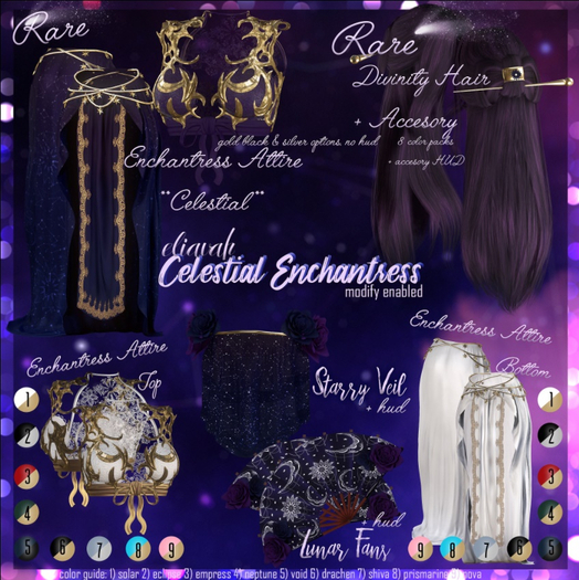 Eliavah Celestial Enchantress Maitreya Cosmic Outfit Set