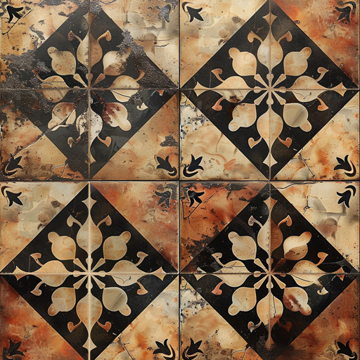 Dark atrium Victorian Wood Texture Pattern