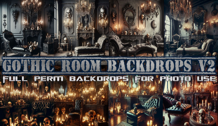 (JT)  Gothic Room BackDrop V2 Add